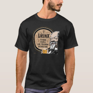 Camiseta I Beber (para torná-lo mais interessante)