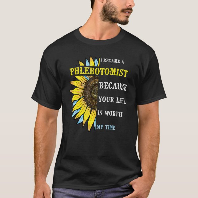 Camiseta I Became Phlebotomist   Phlebotomy Technician Nurs (Frente)