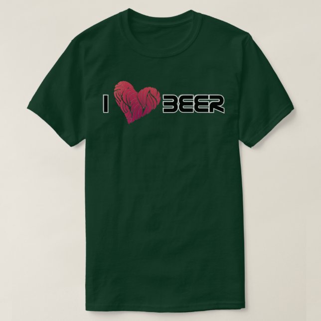 CAMISETA I BEER (Frente do Design)