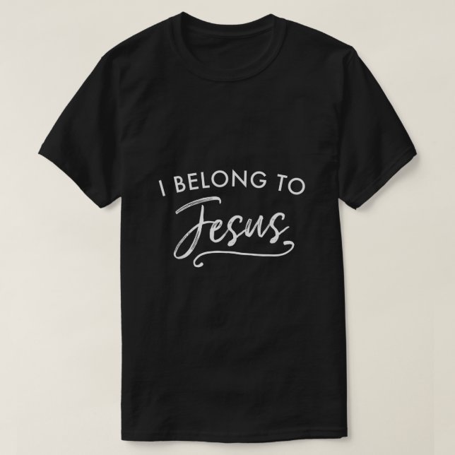 Camiseta I Belong To Jesus Encouraging Christian Love Delux (Frente do Design)