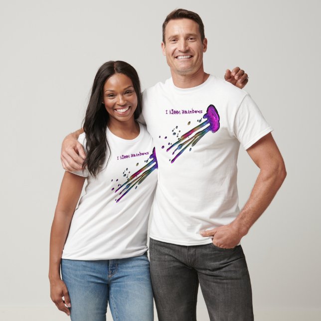 Camiseta "I Bleed Rainbows" Splash (Unissex)