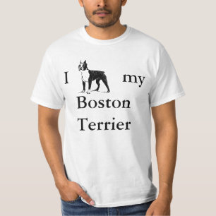 Camiseta I Boston Terrier my Boston Terrier