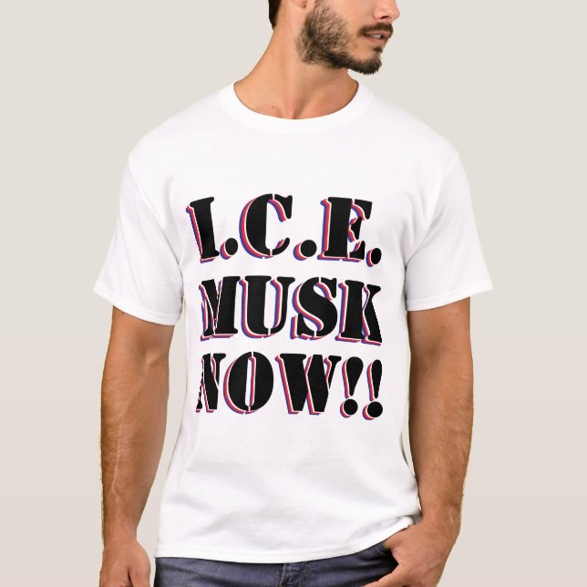CAMISETA I.C.E. MUSK (Frente)