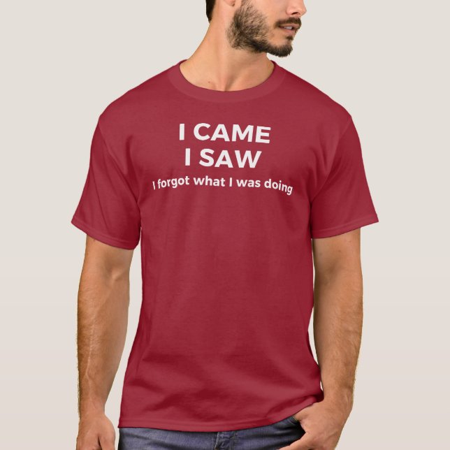 Camiseta I Came, I Saw (Frente)