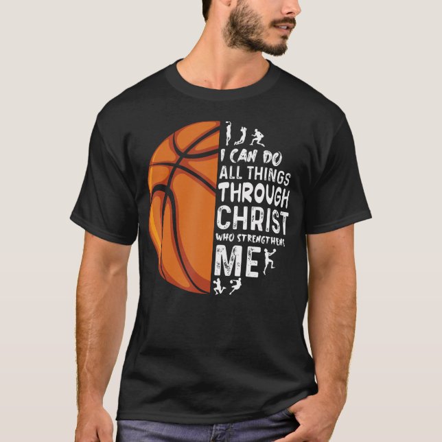 Camiseta I Can Do All Things Through Christ Who Strengthens (Frente)