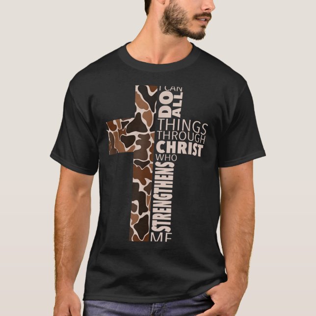 Camiseta I Can Do All Things Through Christ Who Strengthens (Frente)