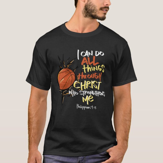 Camiseta I Can do all things through Christ who strengthens (Frente)