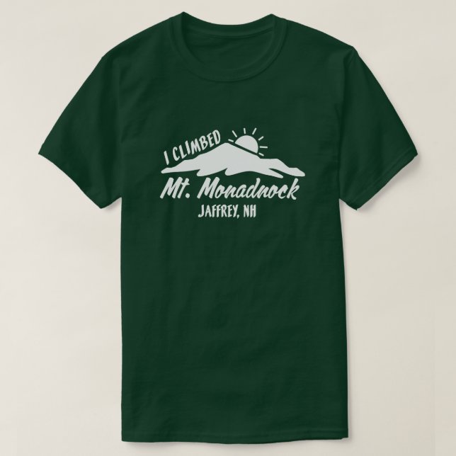 Camiseta I Climbed Mount Monadnock Shirt (Frente do Design)