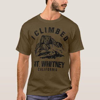 Camiseta i climbed mt whitney