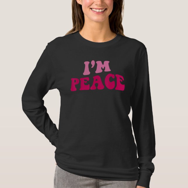 Camiseta I Come In Peace I'm Peace   Matching Couples Appar (Frente)