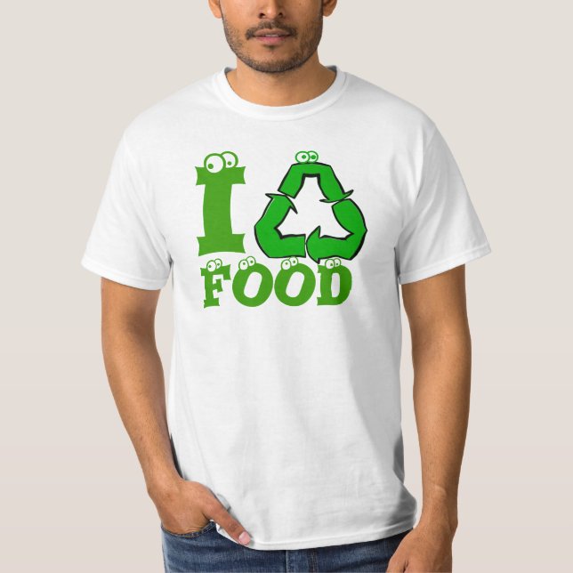 CAMISETA I COMIDA RECICLAR (Frente)