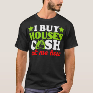 Camiseta I Comprar Casas de Agente Imobiliário de Caixa Mu