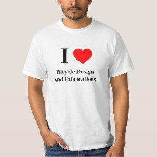 Camiseta I coração Bicicleta Design e Fabricações