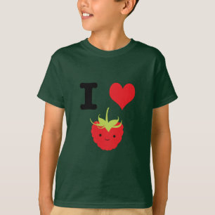 Camiseta I Coração de Framboesas