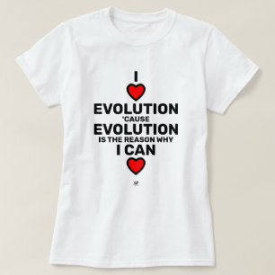 Camiseta I coração evolução T-Shirt