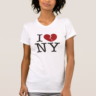 Camiseta I [coração partido] NY