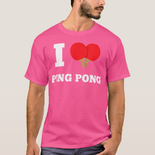 Camiseta I Coração Ping Pong