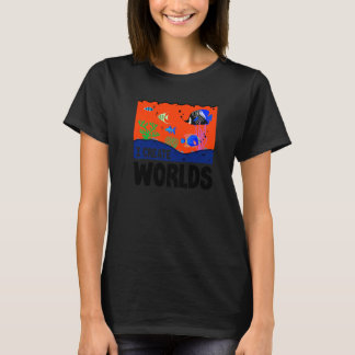 Camiseta I Create Worlds Aquarist Fishkeeping Aquarium 6