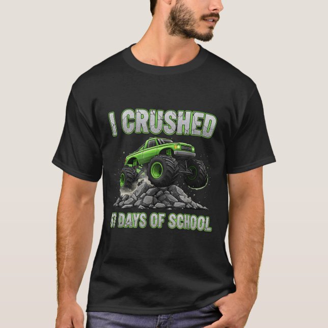 Camiseta I Crushed 67 Days Of School 6 7 Meme Funny Six Sev (Frente)