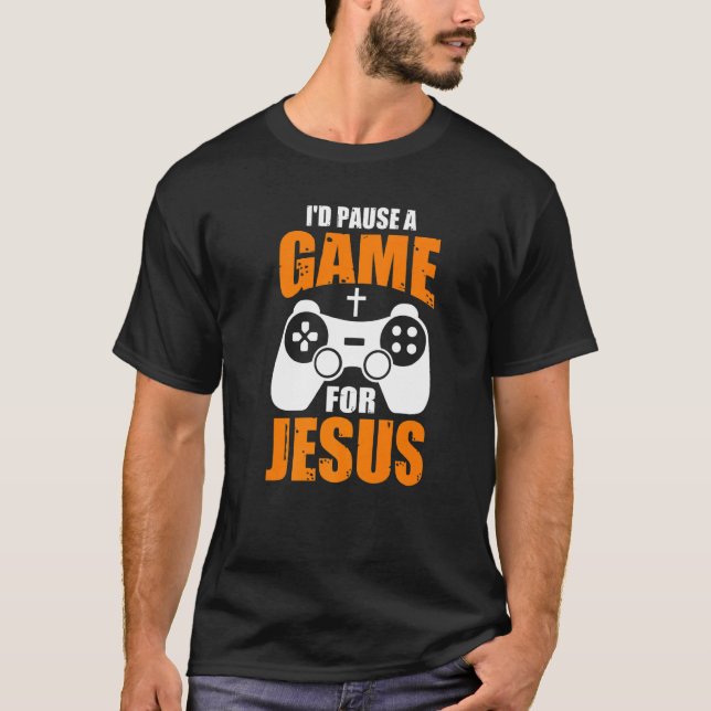 Camiseta I D Pause A Game For Jess Games (Frente)