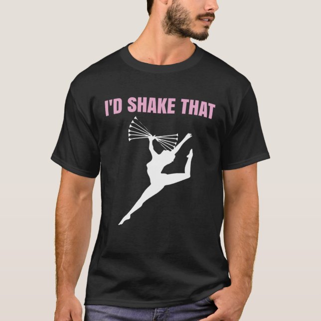 Camiseta I d shake that Baton Twirling Twirler Teen Girls (Frente)