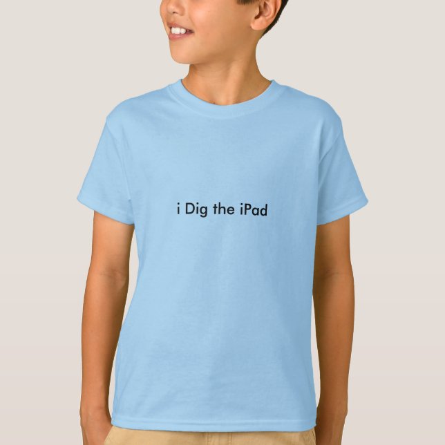 Camiseta i Desenhe o iPad (Frente)