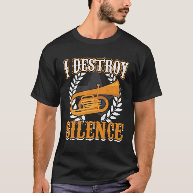 Camiseta I Destroy Silence  Euphonium (Frente)