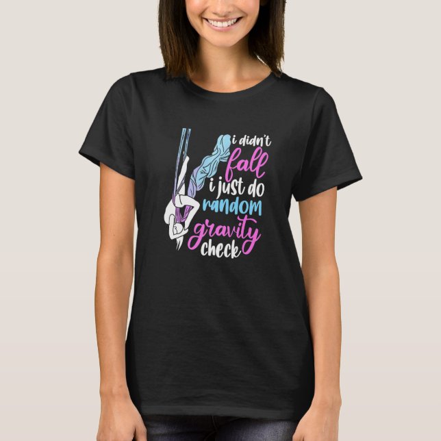 Camiseta I Didn't Fall I Just Do Random Gravity Checks Aeri (Frente)