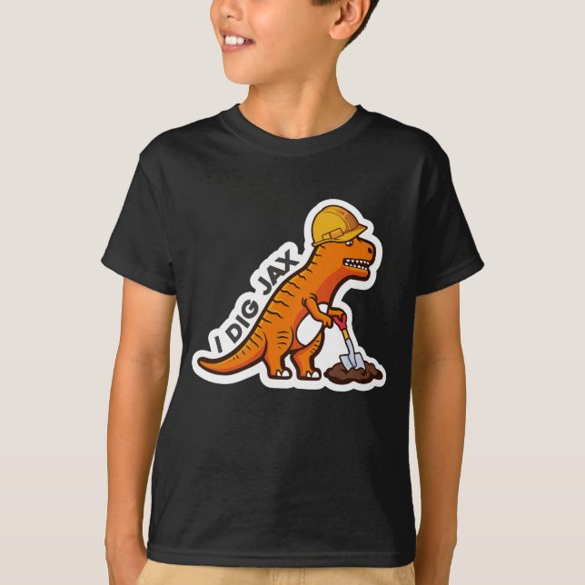 Camiseta I Dig Jax Dino T-Shirt (Frente)