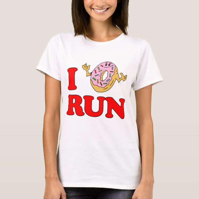 Camiseta I Do Not (Rosquinha) Run Spectator (Não executo o  (Frente)