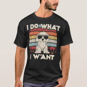 Camiseta I do what I want funny Cavapoo Vintage Retro
