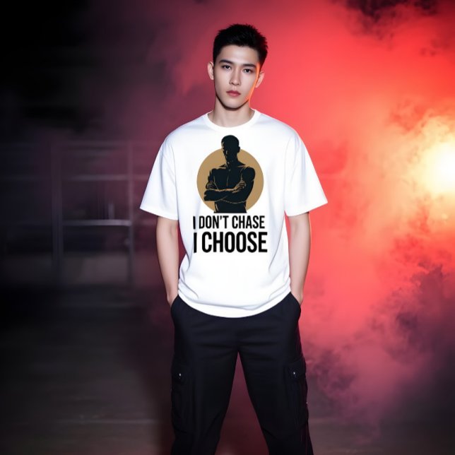 Camiseta I Don’t Chase Minimalist Men’s T-Shirt (Criador carregado)