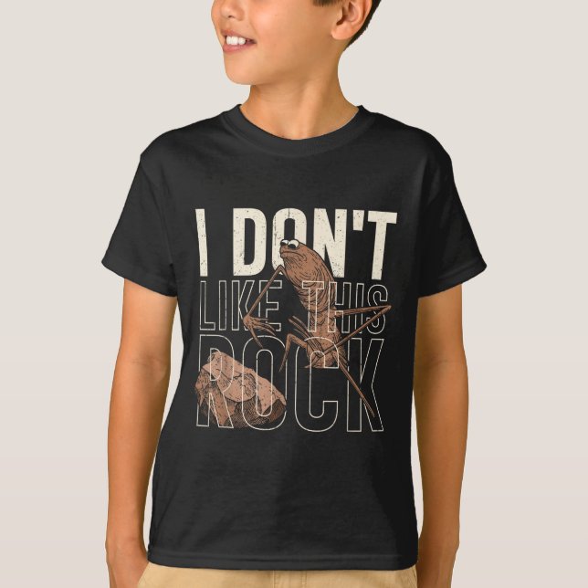 Camiseta I Don't Like This Rock Marcus The Worm Meme Funny  (Frente)