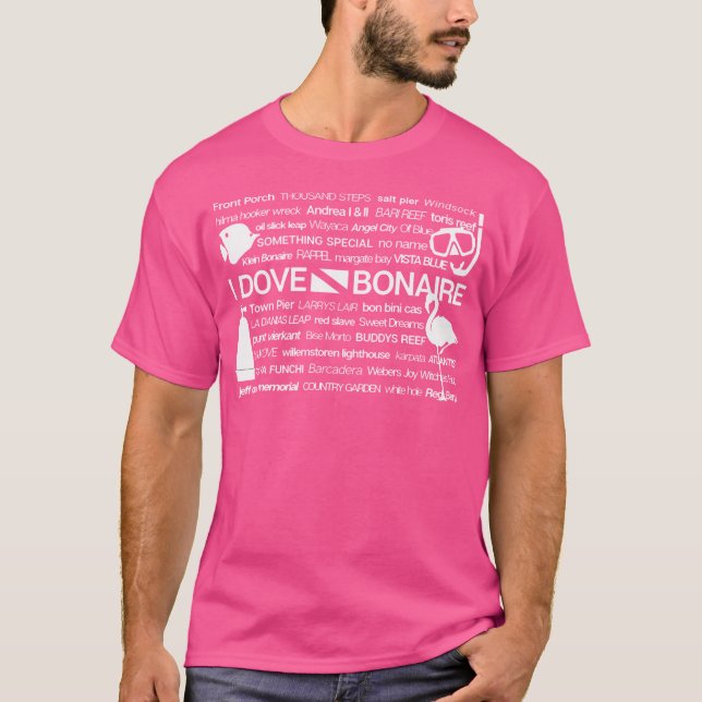 Camiseta I Dove Bonaire Scuba Diving (Frente)