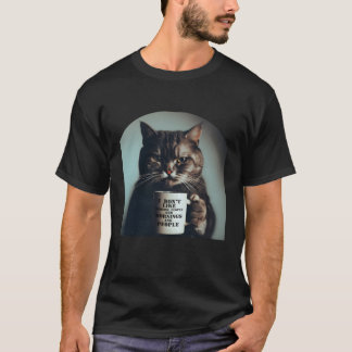Camiseta I E Manhã Pessoas E Manhãs E Pessoas Cat