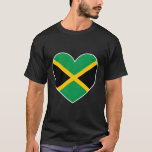 Camiseta I Ele Diversão Jamaica Bandeira jamaicana Ele