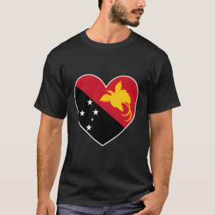 Camiseta I Ele Papua Nova Guiné Divertido Papua Nova Guiné 