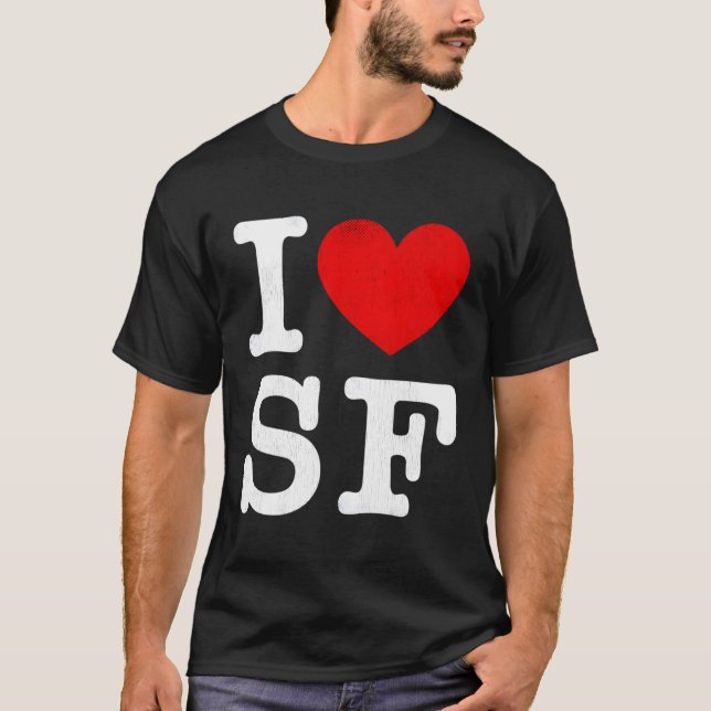 Camiseta I Ele Sf Frisco I Love San Francisco (Frente)