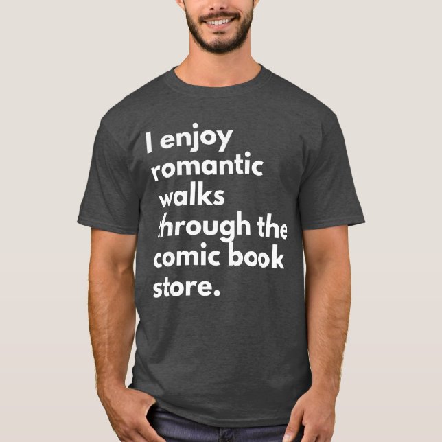 Camiseta I Enjoy Romc Walkshroughhe Comic Book Store Comics (Frente)