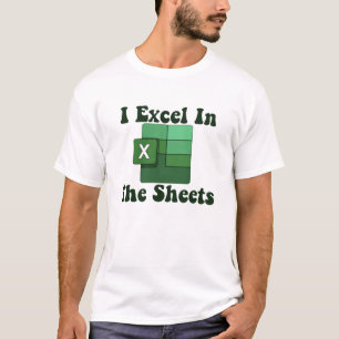 Camiseta I Excel Nas Folhas - Folha De Cálculo Do Excel Lov