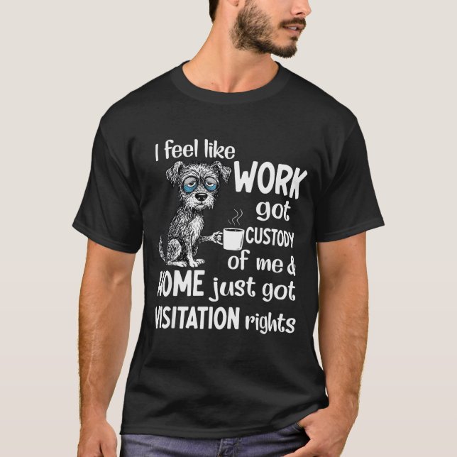 Camiseta I Feel Like Work Got Custody Anel Custody Of Me Fu (Frente)