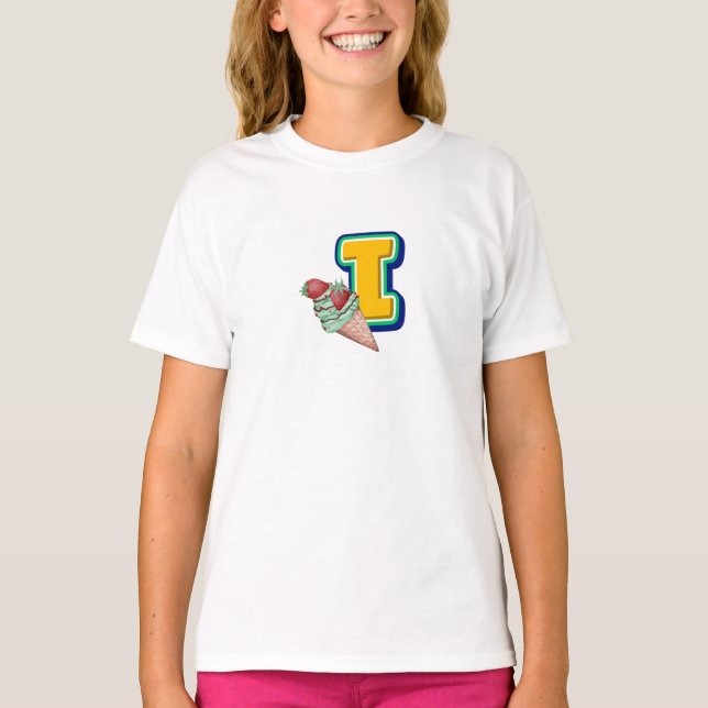 Camiseta I for Ice cream (Frente)