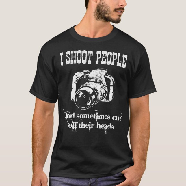 Camiseta I Fotografia Pessoas Fotografia Humor Gráfico (Frente)