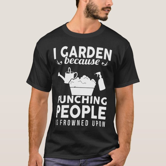 Camiseta I Gardening Punching Pessoas (Frente)
