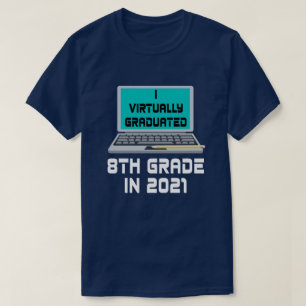 Camiseta I Graduado Virtualmente no 8º GRAU em T-Shirt 202