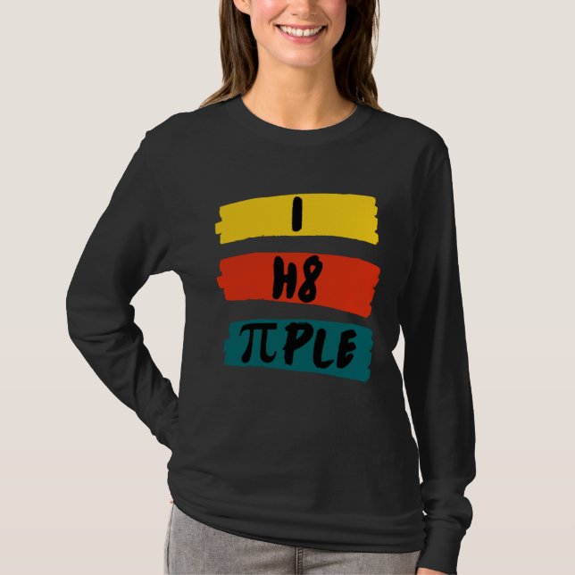 Camiseta i h8 ple  i hate people  I hate people  Statement  (Frente)
