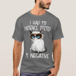 Camiseta I Had My Patience Tested Im Negative Cute Funny Ca<br><div class="desc">I Had My Patience Tested Im Negative Cute Funny Cat Lover  .</div>