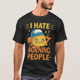 Camiseta I Hate Morning People T-Shirt - Morgenmuffel