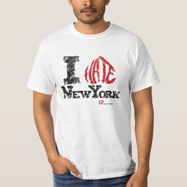 Camiseta I hate New York (Frente)
