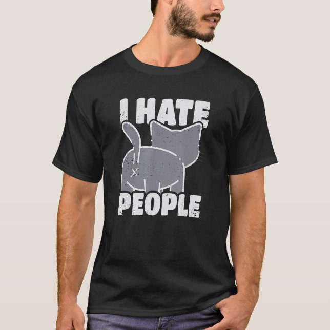 Camiseta I hate people (Frente)